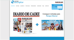 Desktop Screenshot of diariodecadiz.clubsuscriptor.es